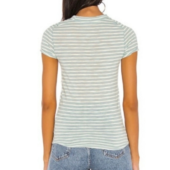 Free People night sky stripe tee sage combo - Picture 3 of 7